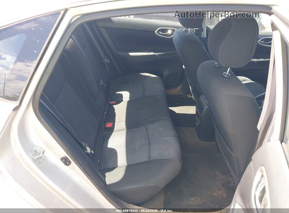 3N1AB7AP8JY320289 2018 NISSAN SENTRA Silver Widok naklejki z numerem VIN