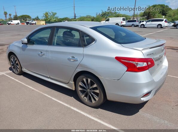 3N1AB7AP8JY320289 2018 NISSAN SENTRA Silver Tył lewy