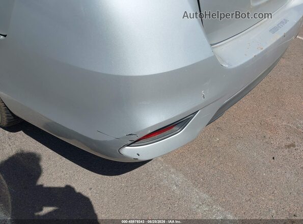 3N1AB7AP8JY320289 2018 NISSAN SENTRA Silver Widok zestawu wskaźników