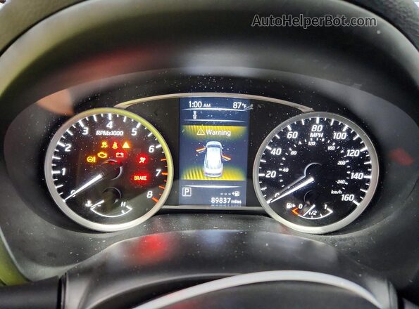 3N1AB7AP8JY321622 2018 NISSAN SENTRA Gray Vista del cuadro de instrumentos