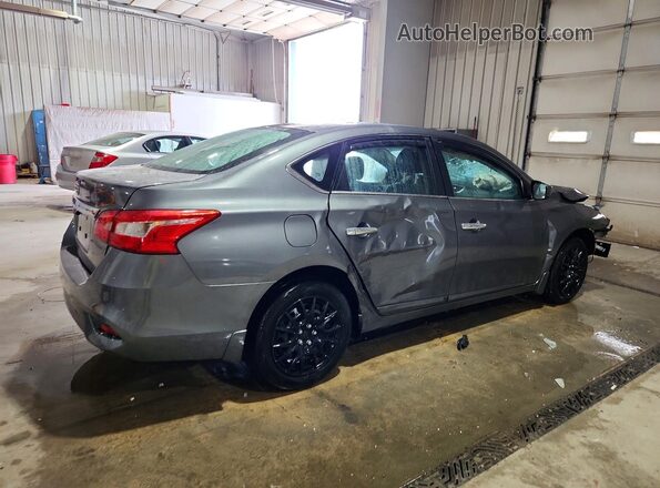 3N1AB7AP8JY321622 2018 NISSAN SENTRA Gray Trasero derecho
