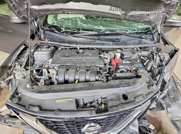 3N1AB7AP8JY321622 2018 NISSAN SENTRA Gray Vista interior trasera