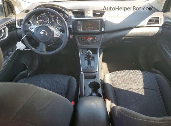 3N1AB7AP8KL610482 2019 NISSAN SENTRA Серебряный Вид панели приборов