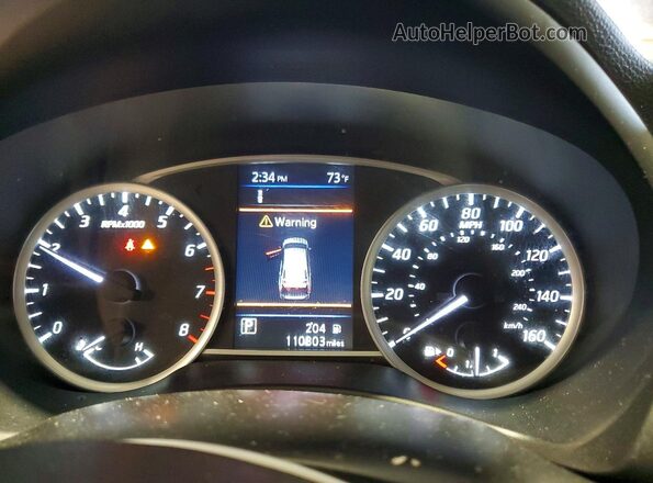 3N1AB7AP8KL610756 2019 NISSAN SENTRA Blue ხელსაწყოთა პანელის ხედი