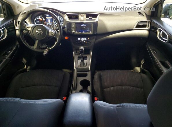 3N1AB7AP8KL610756 2019 NISSAN SENTRA Blue Առջևի վահանակի տեսք