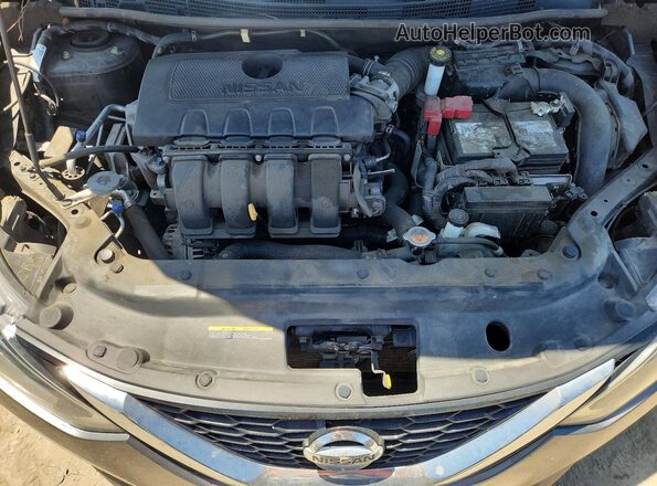 3N1AB7AP8KL629162 2019 NISSAN SENTRA Серый Вид задней части салона