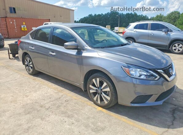 3N1AB7AP8KY219853 2019 NISSAN SENTRA Gray წინა მარჯვენა
