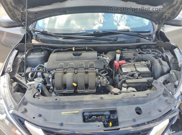3N1AB7AP8KY219853 2019 NISSAN SENTRA Gray უკანა სალონის ხედი