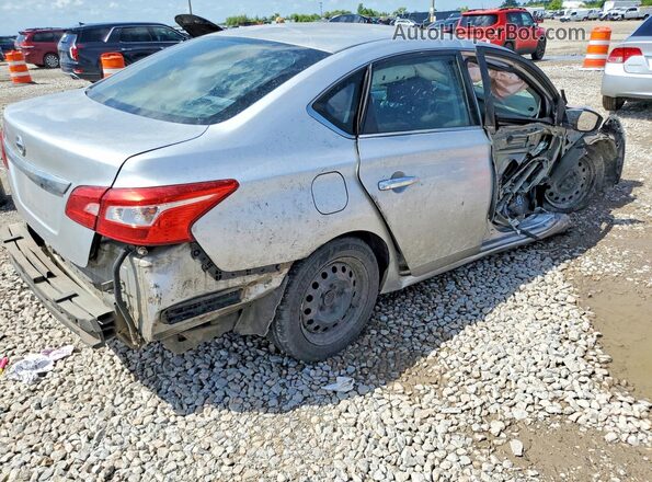 3N1AB7AP8KY248768 2019 NISSAN SENTRA Серый Задняя правая четверть