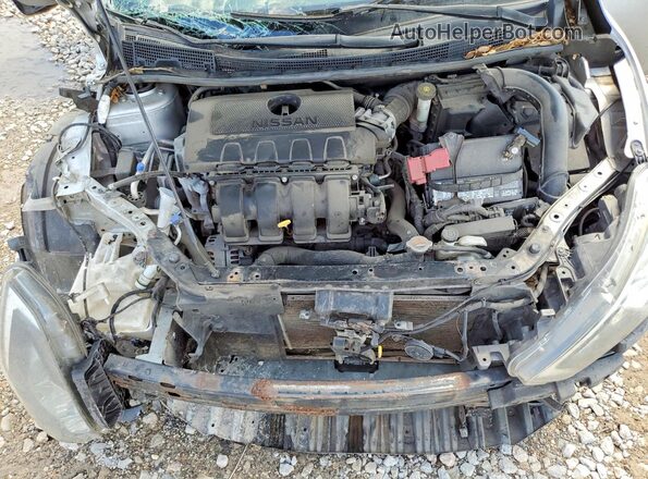 3N1AB7AP8KY248768 2019 NISSAN SENTRA Серый Вид задней части салона