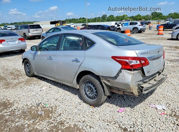 3N1AB7AP8KY248768 2019 NISSAN SENTRA Серый Задняя левая четверть