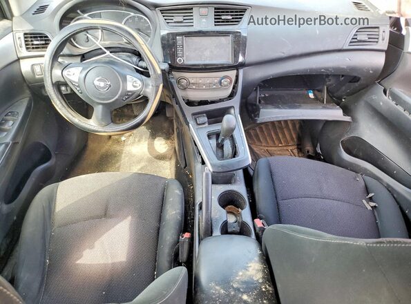 3N1AB7AP8KY248768 2019 NISSAN SENTRA Серый Вид панели приборов