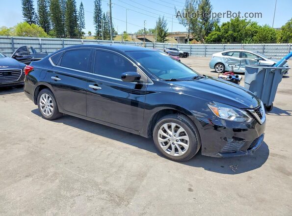 3N1AB7AP8KY257194 2019 NISSAN SENTRA Black წინა მარჯვენა