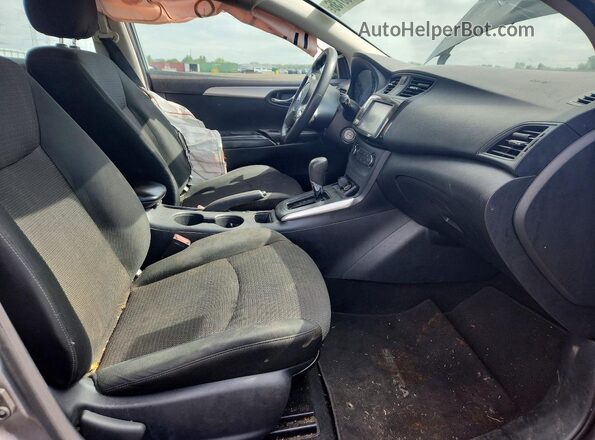 3N1AB7AP8KY259303 2019 NISSAN SENTRA Gray Vista interior delantera