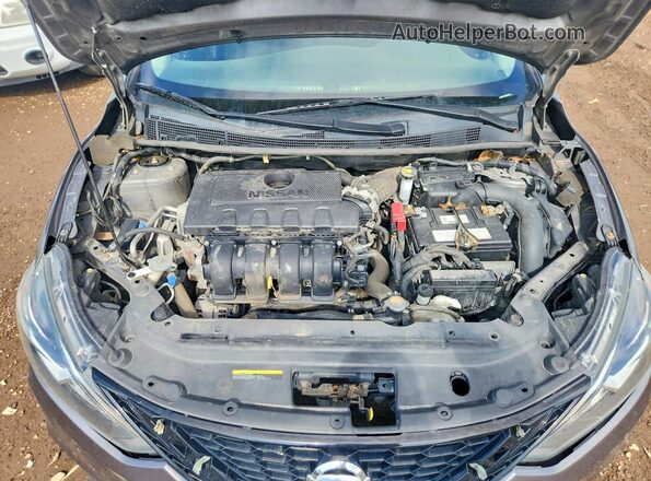 3N1AB7AP8KY259303 2019 NISSAN SENTRA Gray Vista interior trasera