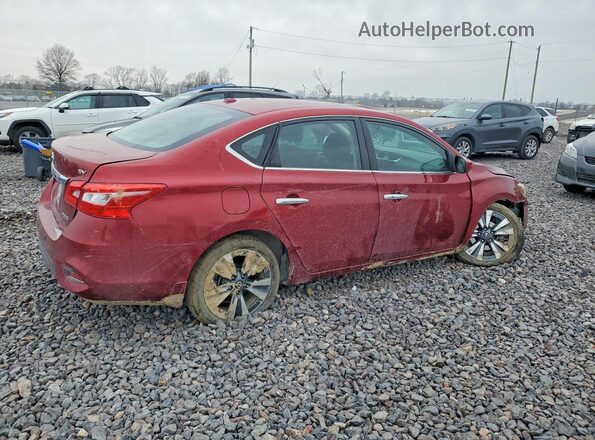 3N1AB7AP8KY266316 2019 NISSAN SENTRA Red უკანა მარჯვენა