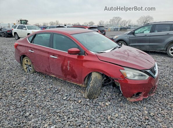 3N1AB7AP8KY266316 2019 NISSAN SENTRA Red წინა მარჯვენა