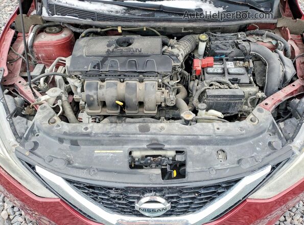 3N1AB7AP8KY266316 2019 NISSAN SENTRA Red 