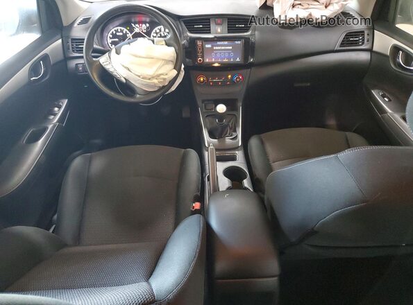 3N1AB7AP8KY303784 2019 NISSAN SENTRA Gray წინა პანელის ხედი