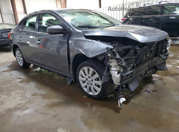 3N1AB7AP8KY303784 2019 NISSAN SENTRA Gray წინა მარჯვენა