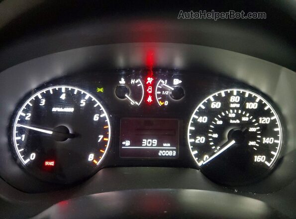 3N1AB7AP8KY303784 2019 NISSAN SENTRA Gray ხელსაწყოთა პანელის ხედი