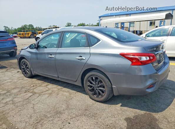 3N1AB7AP8KY304420 2019 NISSAN SENTRA Серый Задняя левая четверть