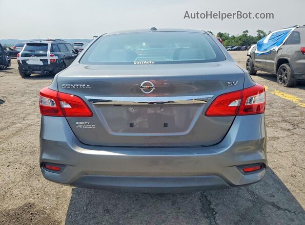 3N1AB7AP8KY304420 2019 NISSAN SENTRA Серый Вид сзади