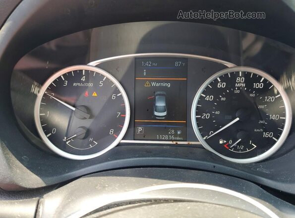 3N1AB7AP8KY304420 2019 NISSAN SENTRA Серый Вид щитка приборов