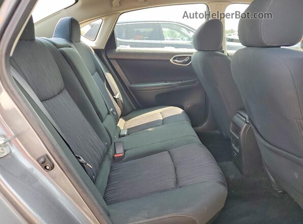 3N1AB7AP8KY304420 2019 NISSAN SENTRA Серый Вид задних сидений