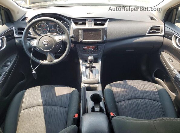 3N1AB7AP8KY304420 2019 NISSAN SENTRA Серый Вид панели приборов
