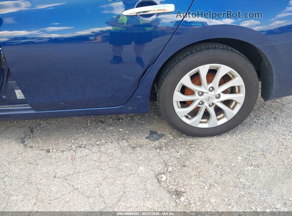 3N1AB7AP8KY325316 2019 NISSAN SENTRA Blue Widok z przodu