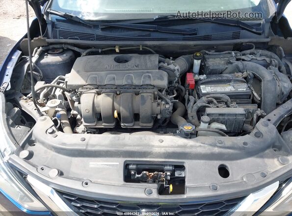 3N1AB7AP8KY325316 2019 NISSAN SENTRA Blue Widok z tyłu