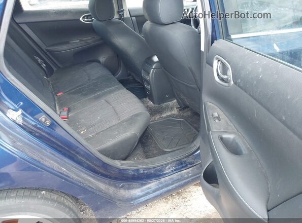 3N1AB7AP8KY325316 2019 NISSAN SENTRA Blue Widok naklejki z numerem VIN
