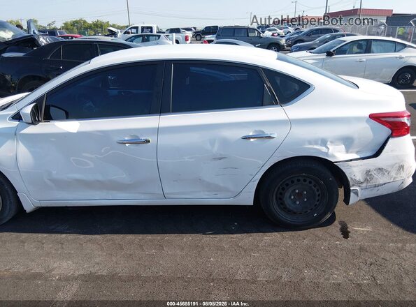 3N1AB7AP8KY332749 2019 NISSAN SENTRA White Դիմացի տեսք