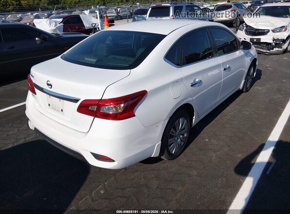 3N1AB7AP8KY332749 2019 NISSAN SENTRA White Հետևի աջ