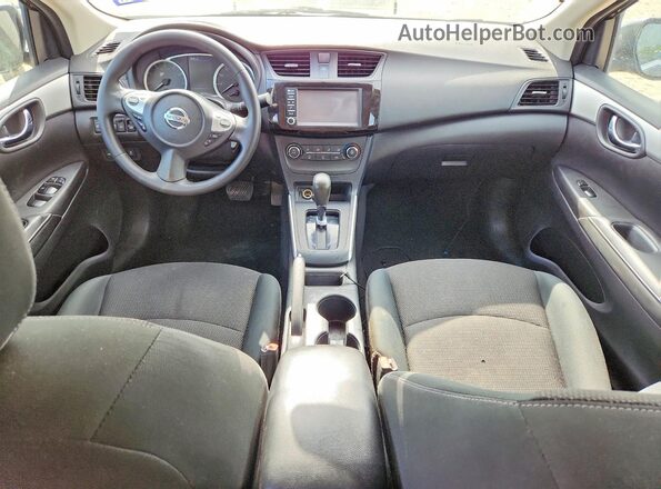 3N1AB7AP8KY343993 2019 NISSAN SENTRA Black წინა პანელის ხედი