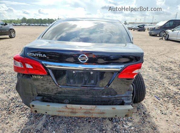 3N1AB7AP8KY343993 2019 NISSAN SENTRA Black უკანა ხედი