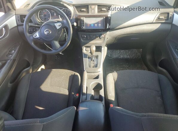 3N1AB7AP8KY351480 2019 NISSAN SENTRA Черный Вид панели приборов