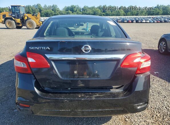 3N1AB7AP8KY351480 2019 NISSAN SENTRA Черный Вид сзади