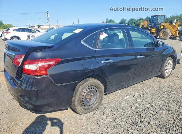 3N1AB7AP8KY351480 2019 NISSAN SENTRA Черный Задняя правая четверть