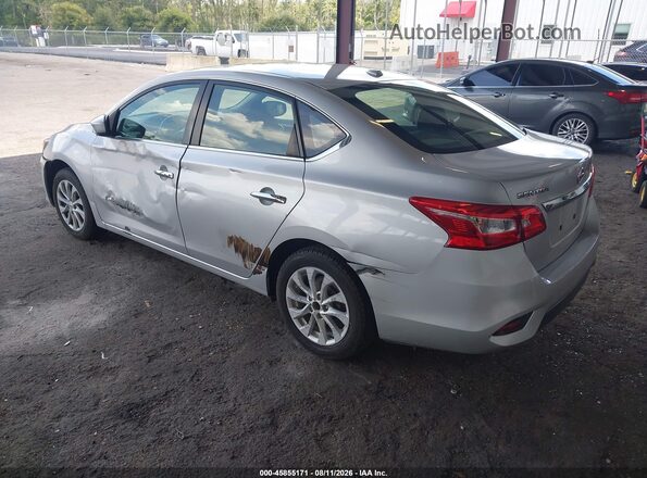 3N1AB7AP8KY352791 2019 NISSAN SENTRA Gray Задня ліва чверть