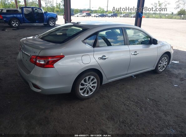 3N1AB7AP8KY352791 2019 NISSAN SENTRA Gray Задня права чверть