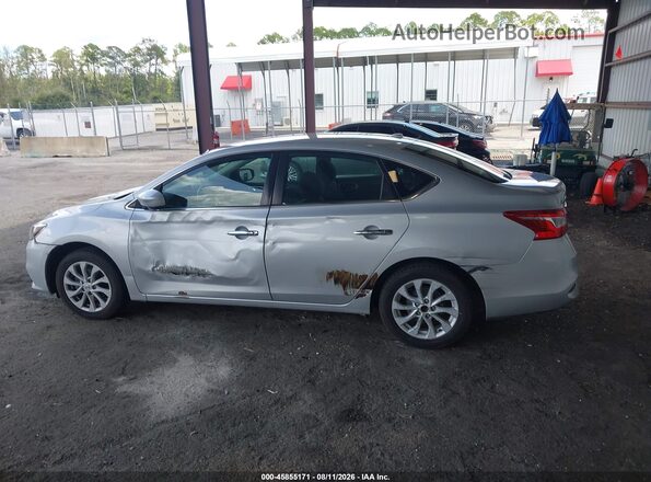 3N1AB7AP8KY352791 2019 NISSAN SENTRA Gray Панорамний вид салону 360°