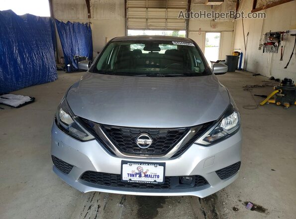 3N1AB7AP8KY355819 2019 NISSAN SENTRA Silver Вид спереду