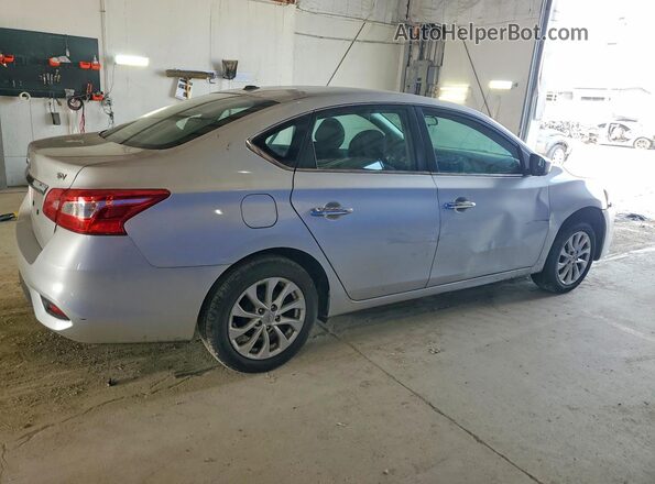 3N1AB7AP8KY355819 2019 NISSAN SENTRA Silver Задня права чверть