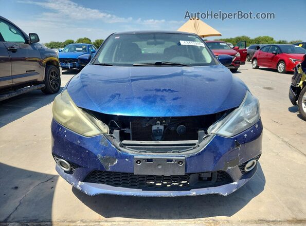 3N1AB7AP8KY358512 2019 NISSAN SENTRA Синий Вид спереди