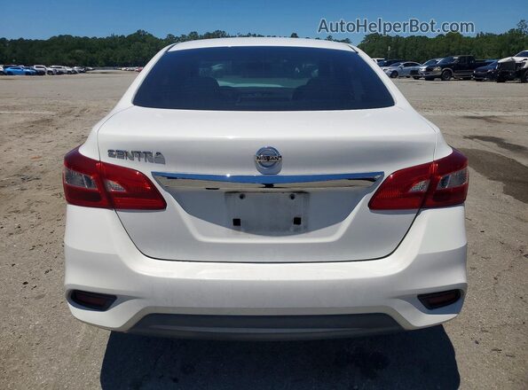 3N1AB7AP8KY366125 2019 NISSAN SENTRA White Vista trasera