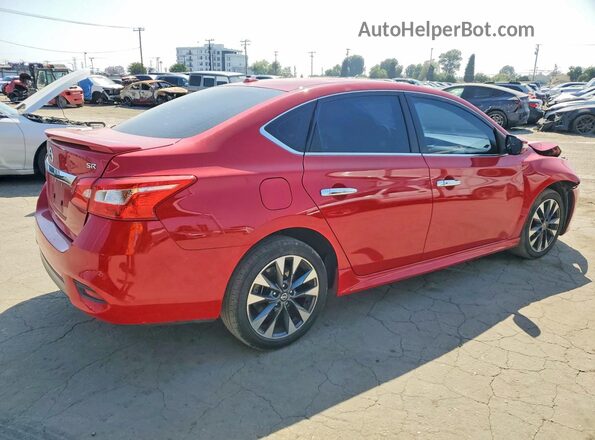 3N1AB7AP8KY376928 2019 NISSAN SENTRA Red Trasero derecho