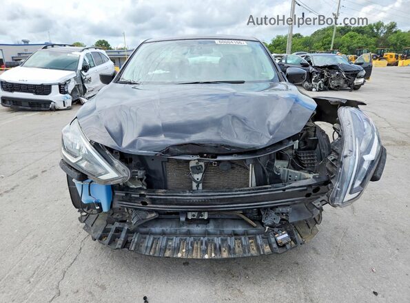 3N1AB7AP8KY403240 2019 NISSAN SENTRA Black Вид спереду
