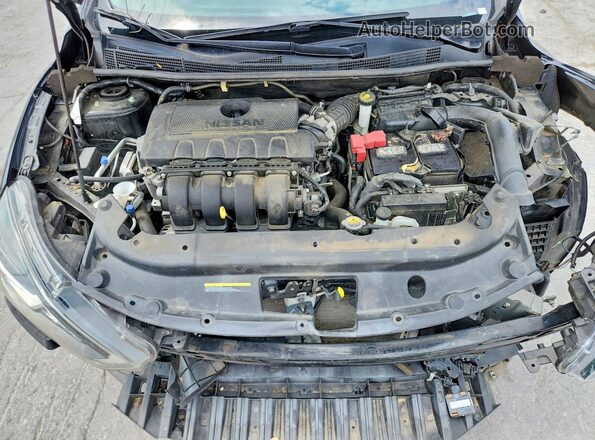 3N1AB7AP8KY403240 2019 NISSAN SENTRA Black Вид підкапотного простору